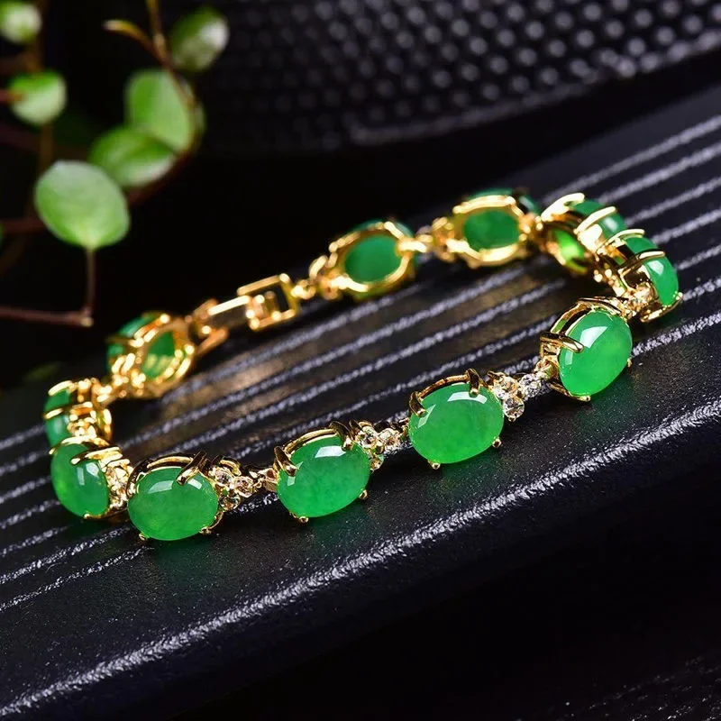 Wedding Yes - Natural Green Jade Agate LOVE Beads