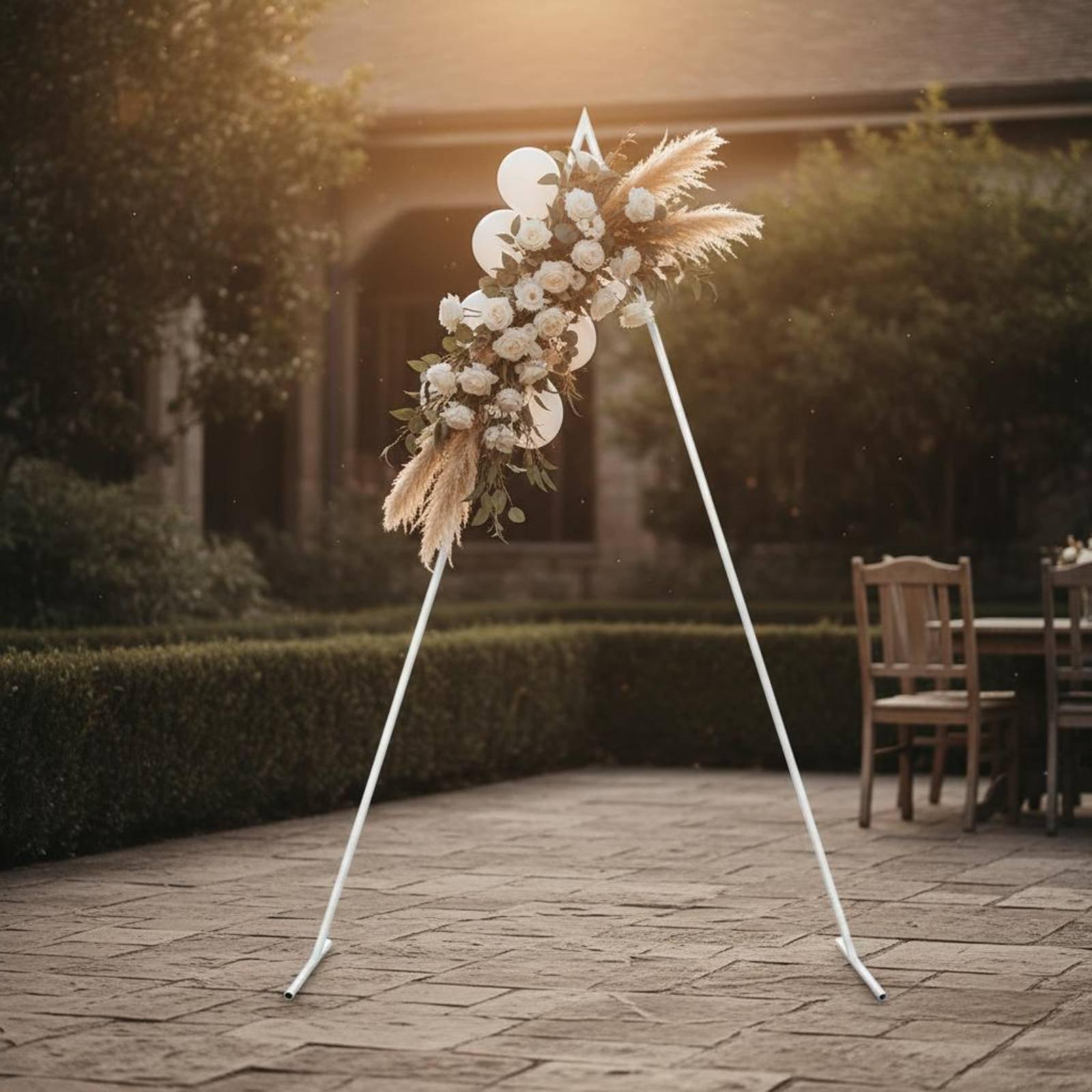Wedding Balloon Arch - Geometric Wedding Arch Frame for Outdoor