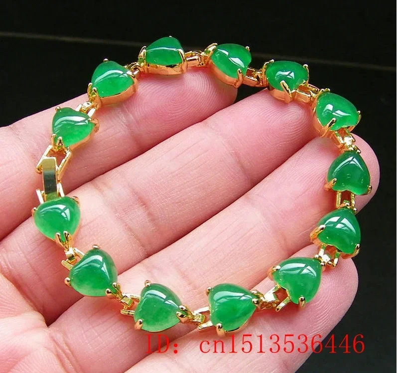 Natural Green Jade Agate LOVE  - Wedding Yes recension och pris