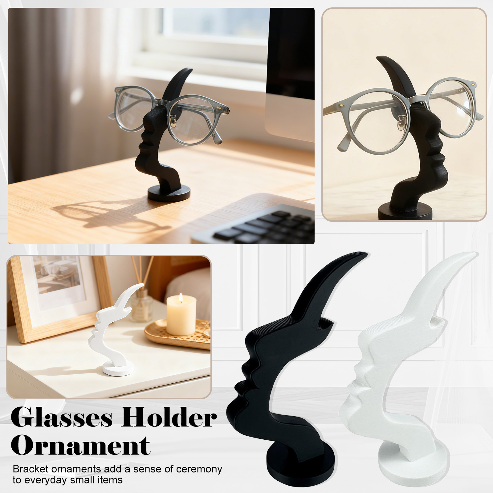 1pc Unique Curved Eyeglass Hol - Wedding Solution recension och pris