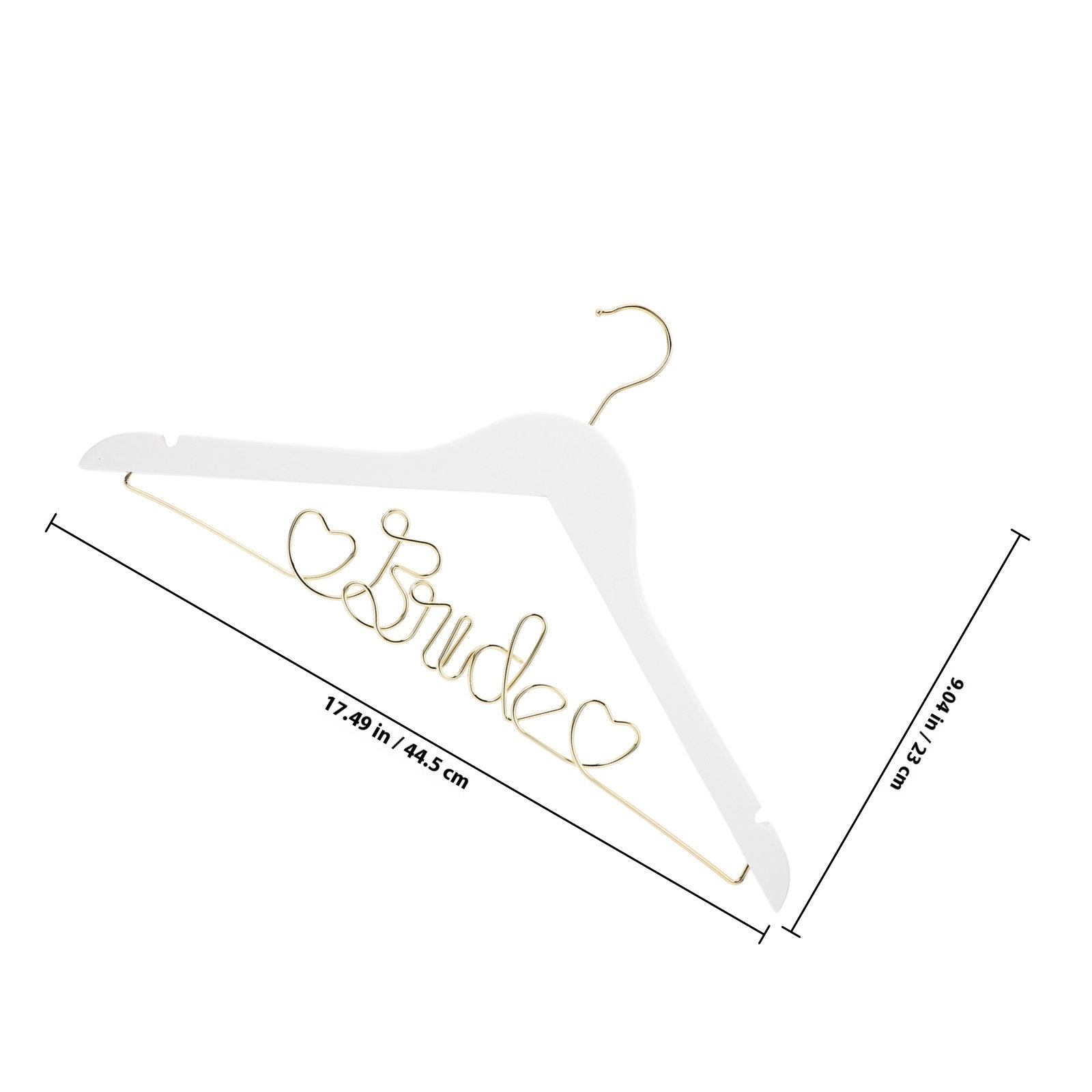 Wood White Alphabet Metal Wedd - Suit Supply Wedding Party recension och pris