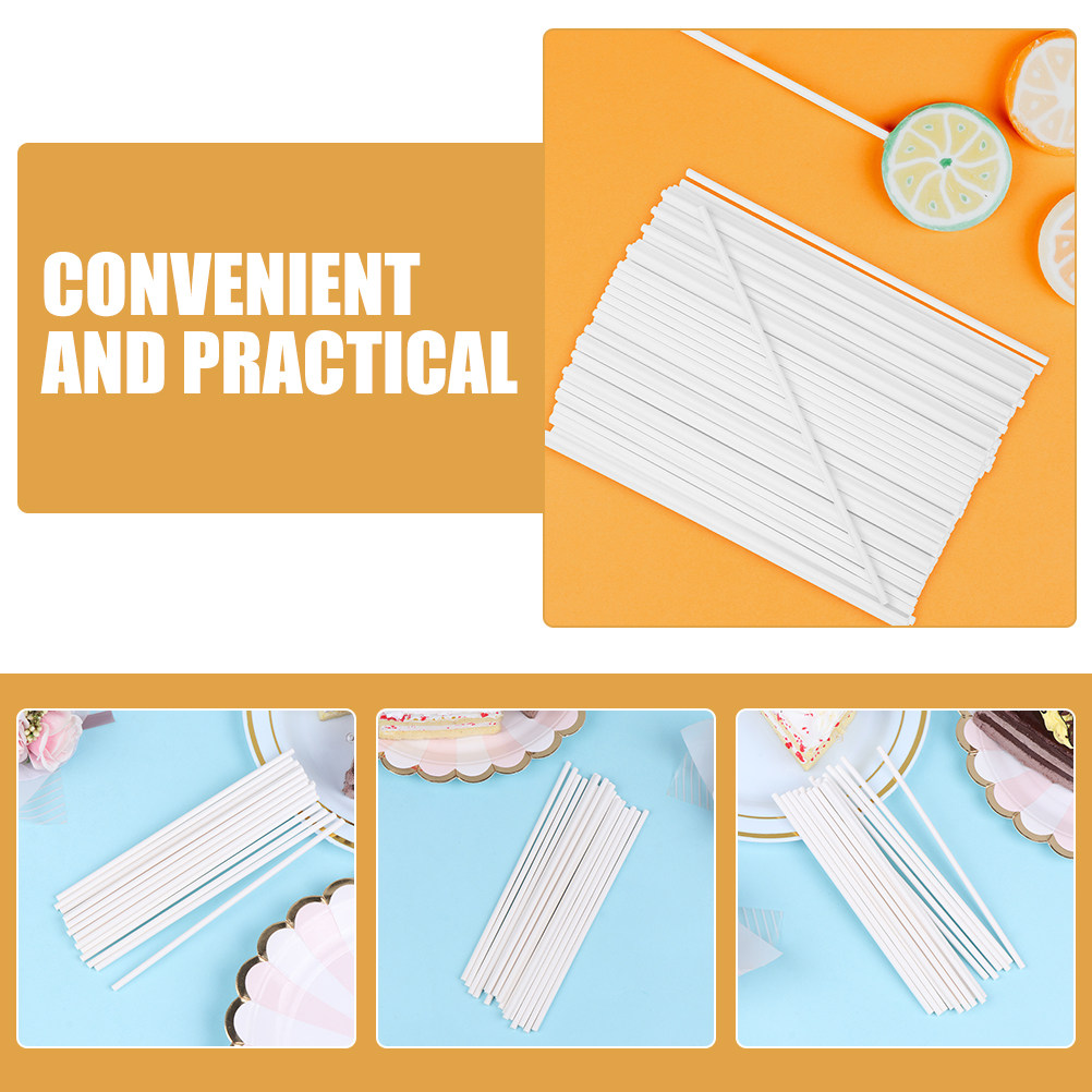 Paper Lollipop Sticks 300 Pack - Wedding Cake Supply recension och pris