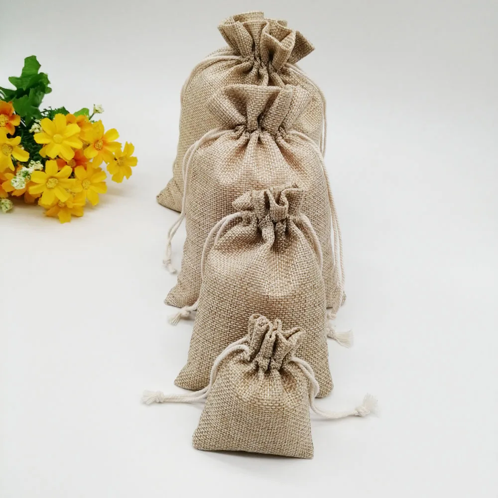 7x9cm Christmas Hessian Sack S - Wedding Solution recension och pris