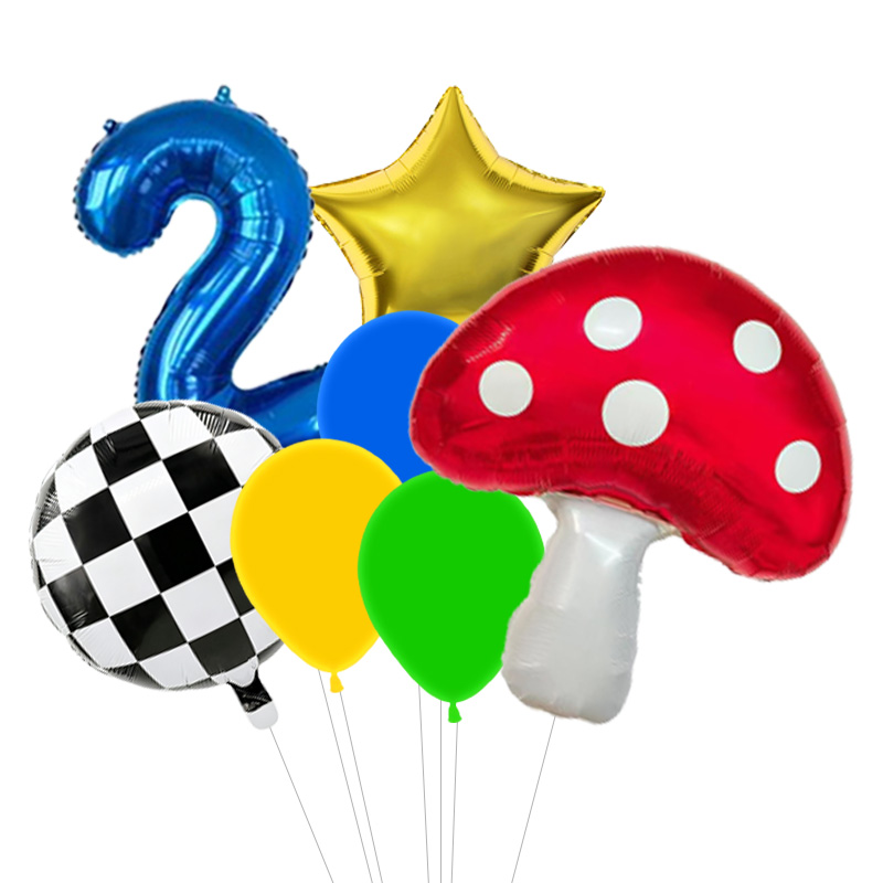 Mushroom Star Foil Balloons Ga - Wedding Superstar recension och pris