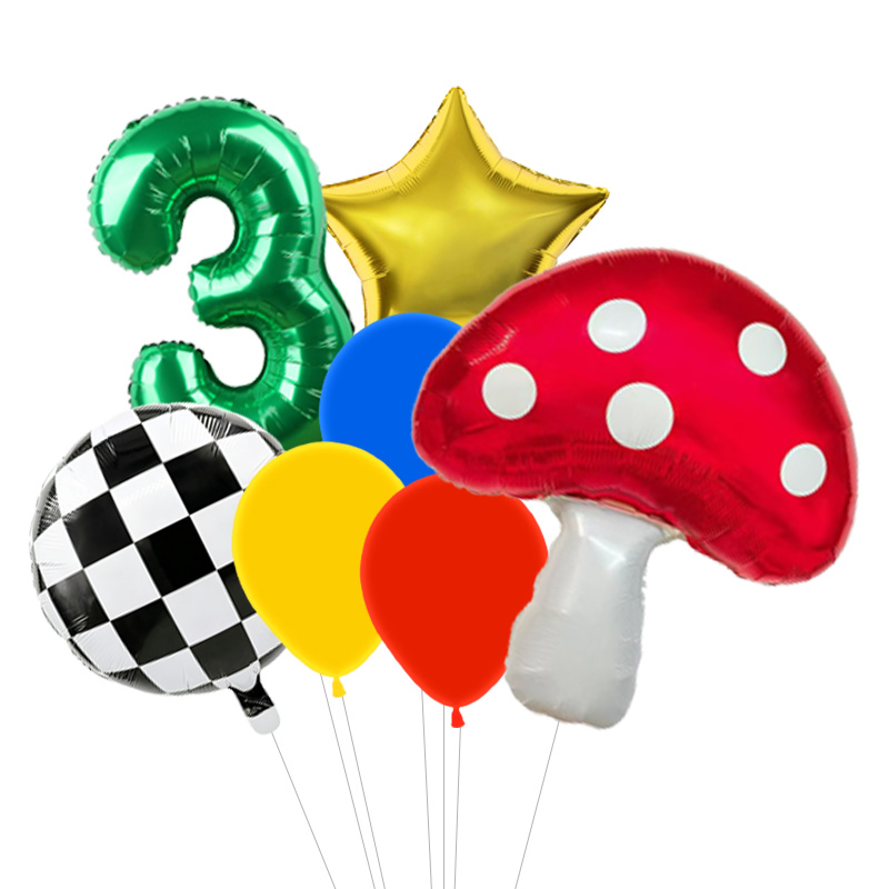 Mushroom Star Foil Balloons Ga - Wedding Superstar recension och pris