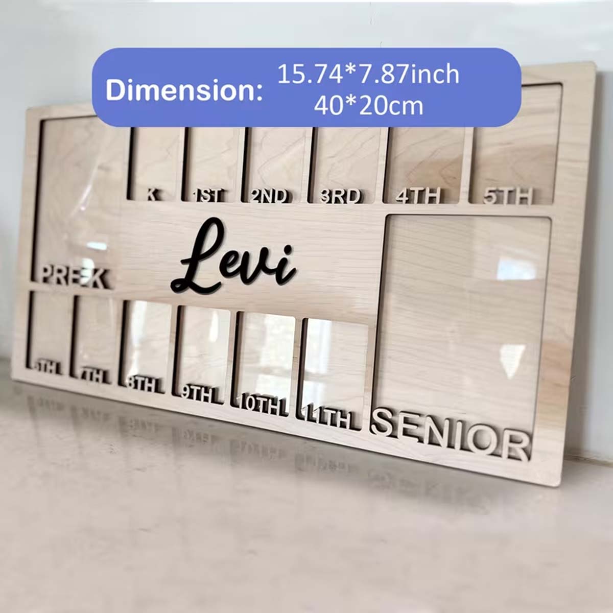 Custom Photo Frame Board Woode - Wedding Party Supply recension och pris