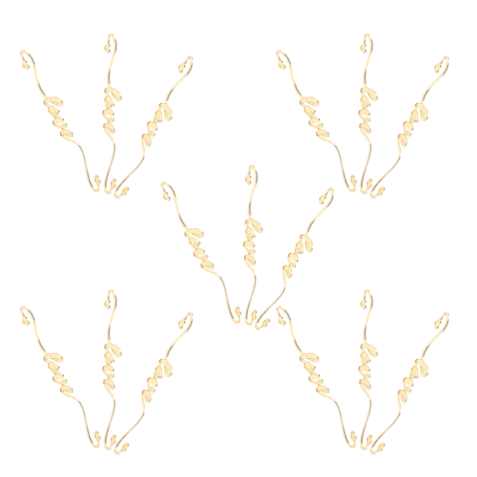Cake Toppers 15 Piece Cute Cup - Wedding Supply Decor recension och pris