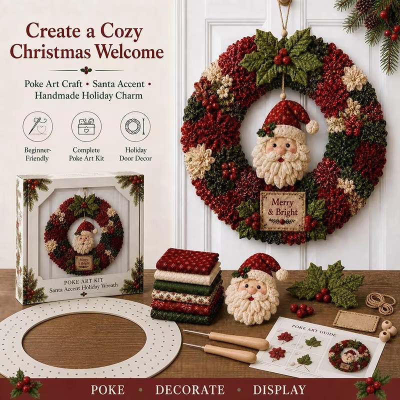 3D Christmas Fabric Poke Art K - Wedding Yes recension och pris
