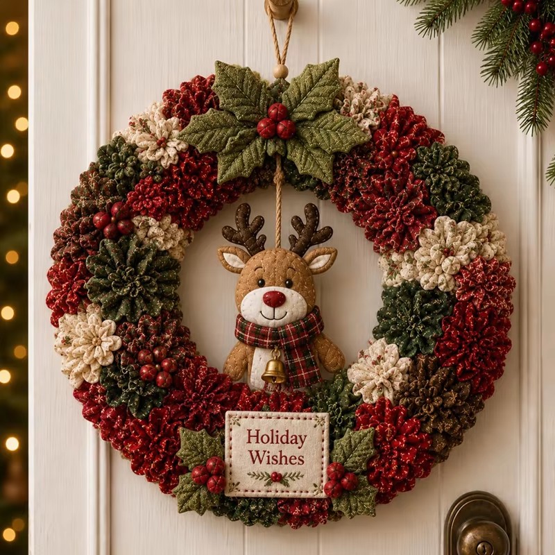 3D Christmas Fabric Poke Art K - Wedding Yes recension och pris
