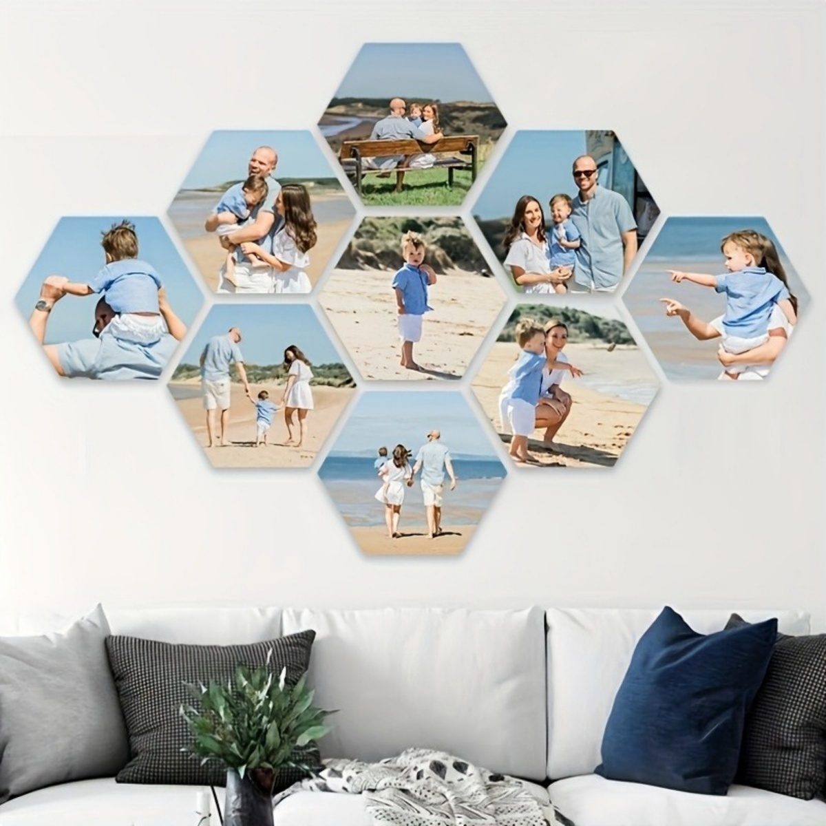 Custom Wall Decor — Modern Hex - Wedding Party Supply recension och pris