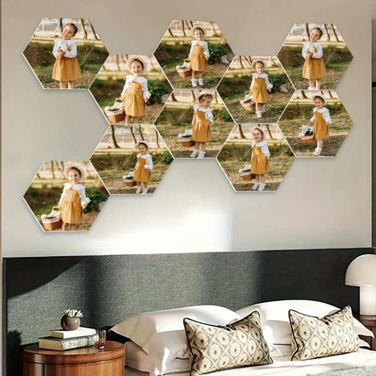Custom Wall Decor — Modern Hex - Wedding Party Supply recension och pris
