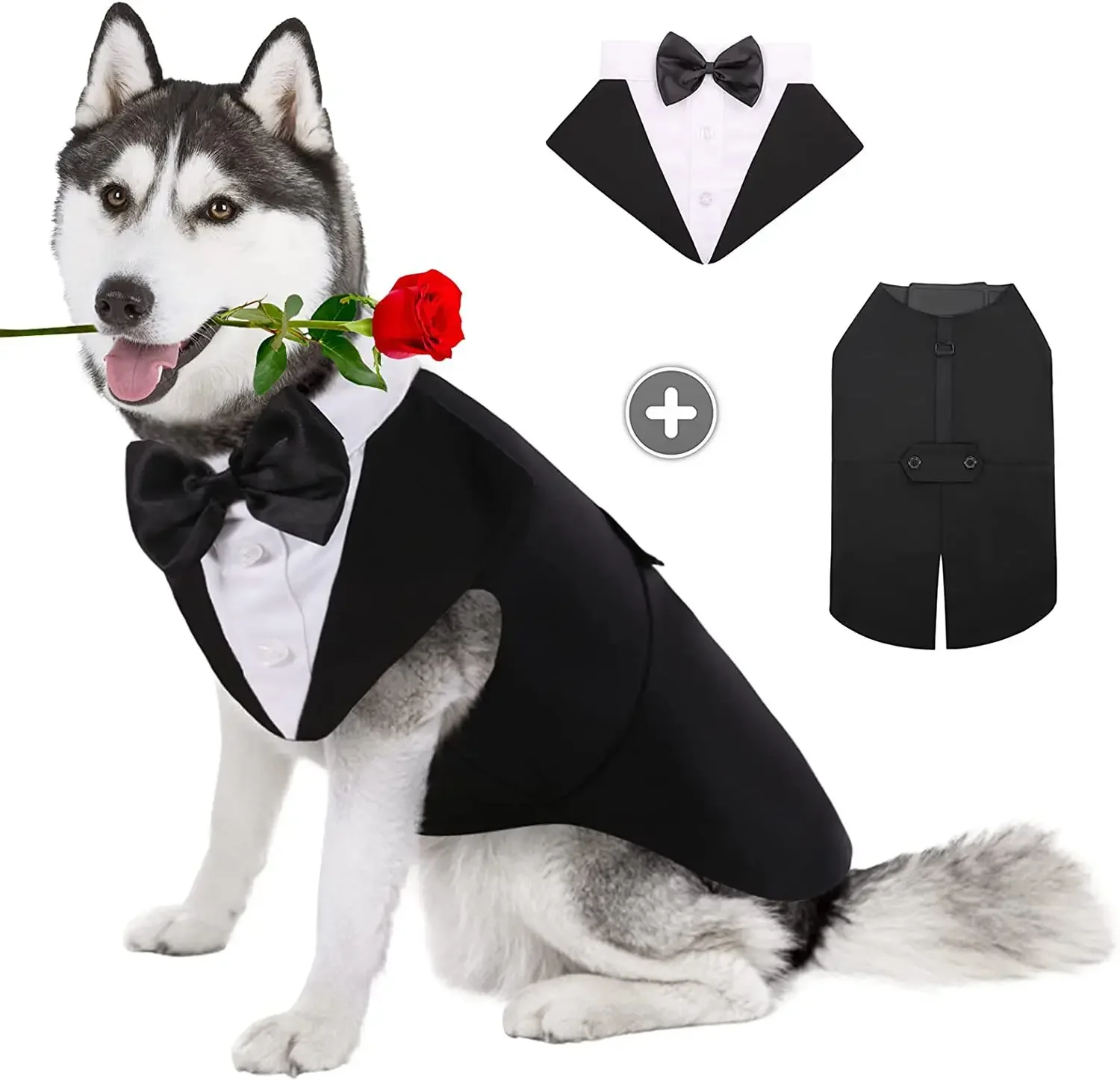 Pet Dog Clothes Wedding Shirt  - Suit Supply Wedding Party recension och pris