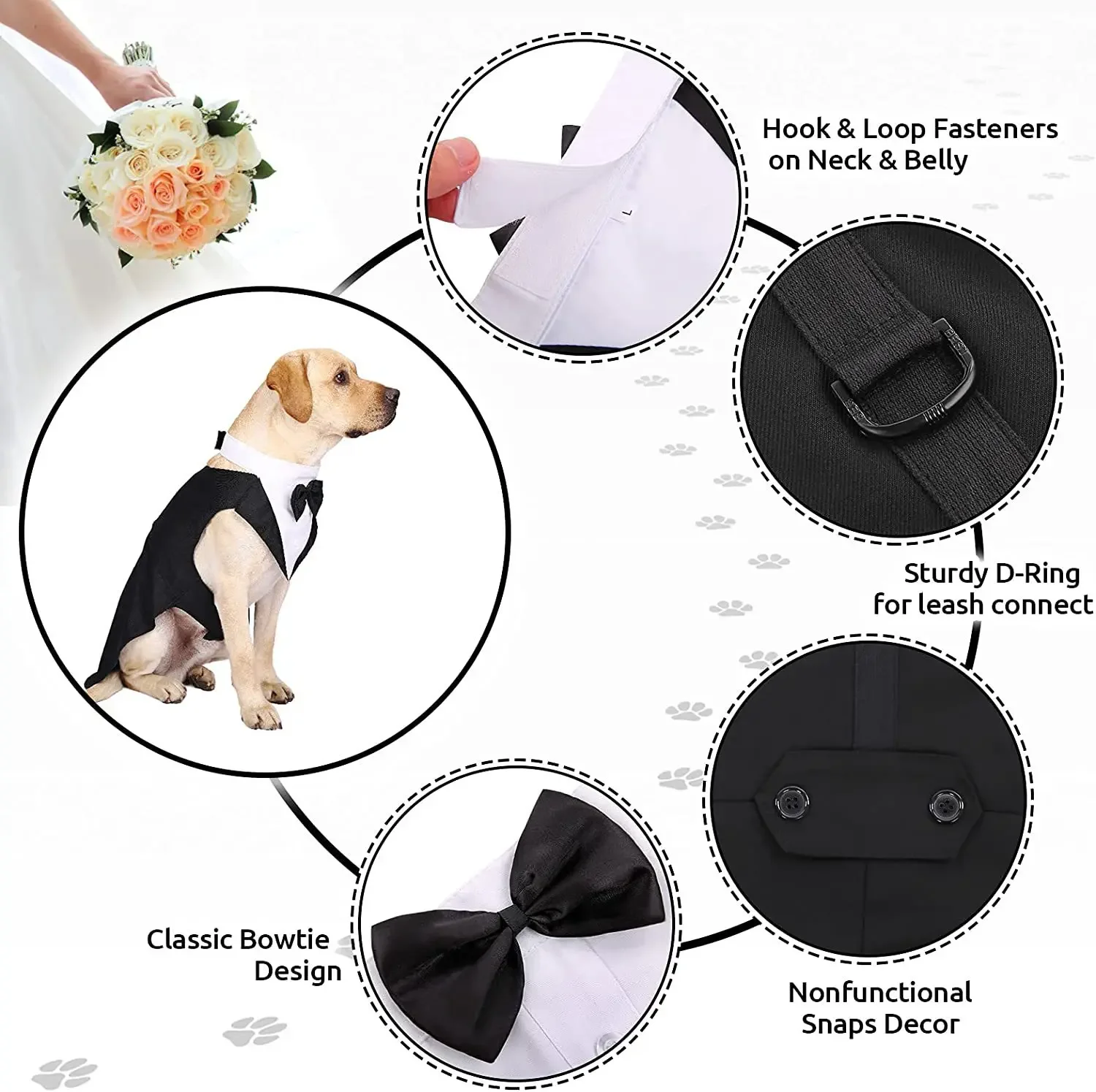 Pet Dog Clothes Wedding Shirt  - Suit Supply Wedding Party recension och pris