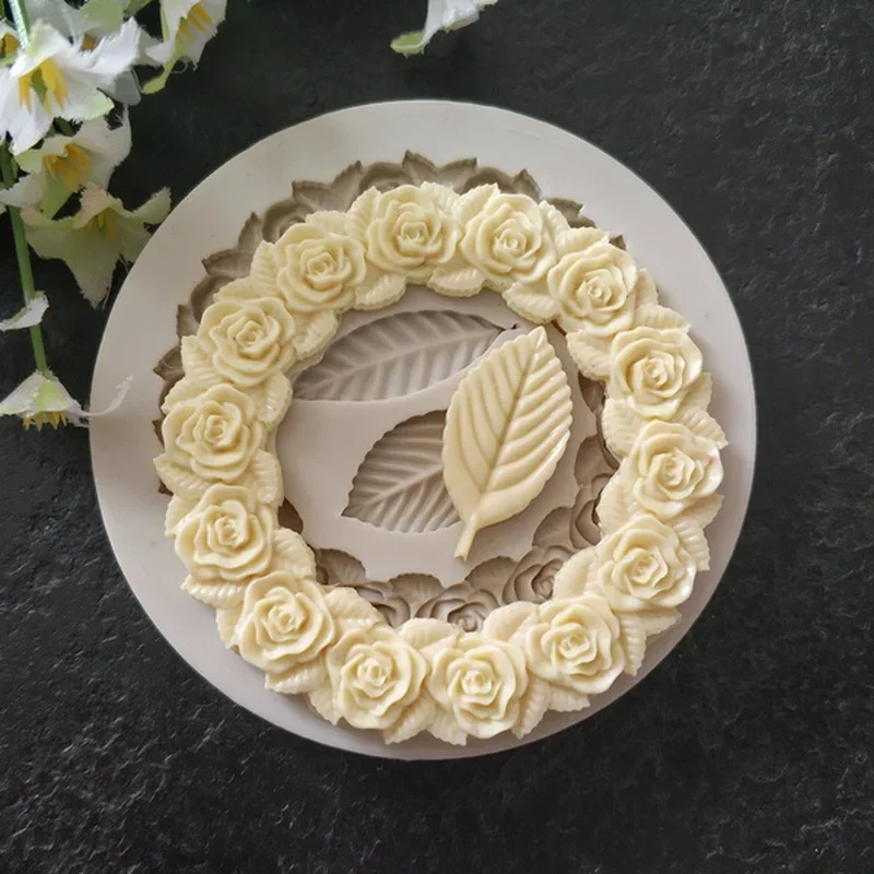 Rose Garland Form Silicone Fon - Wedding Cake Supply recension och pris