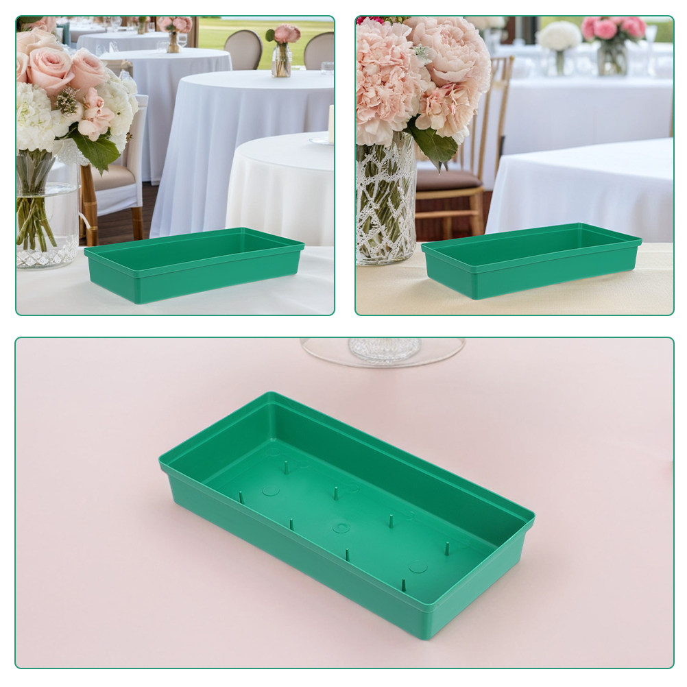 8Pcs Floral Mud Tray Rectangle - Wedding Floral Supply recension och pris