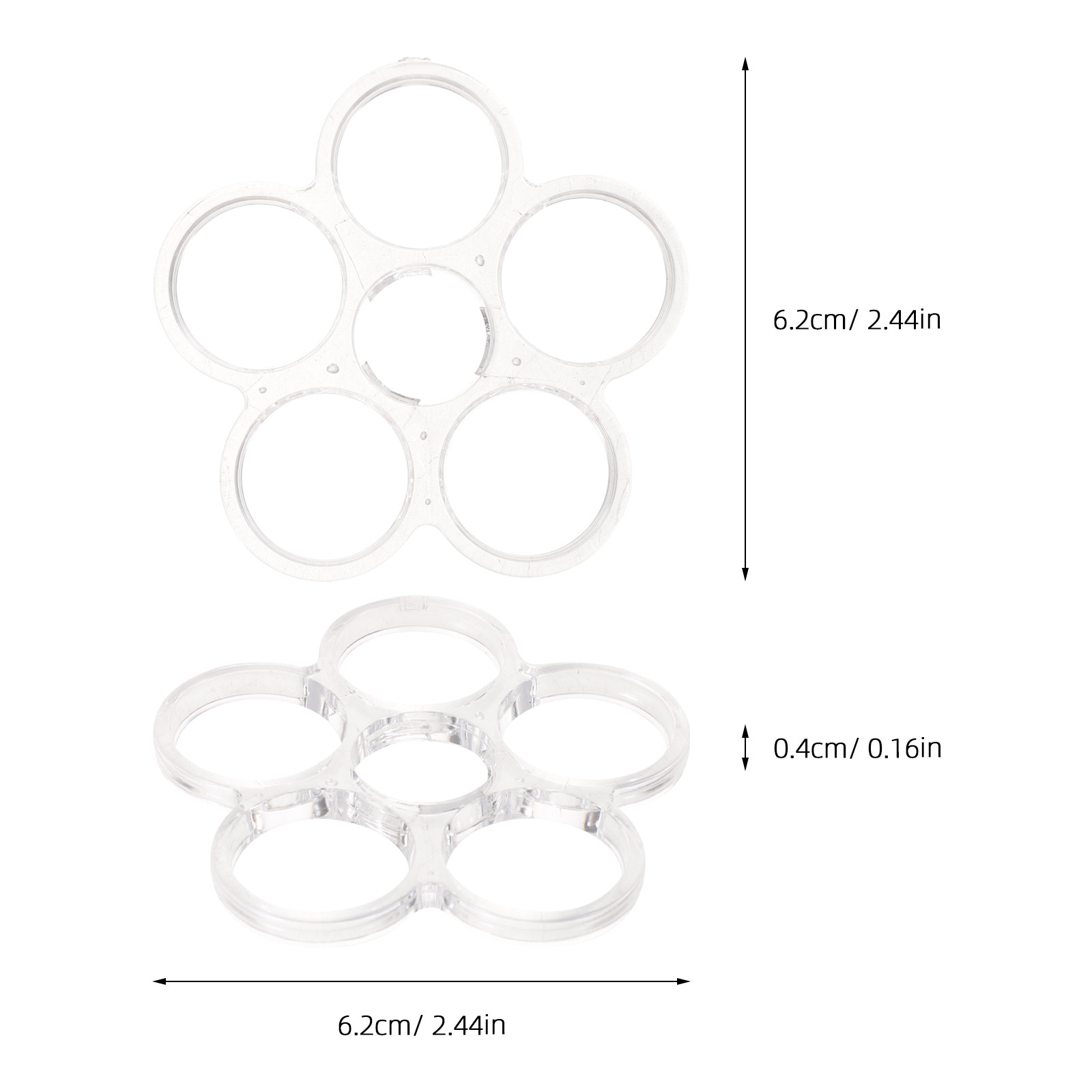 4Pcs Flower Stem Keeper Clear  - Wedding Floral Supply recension och pris