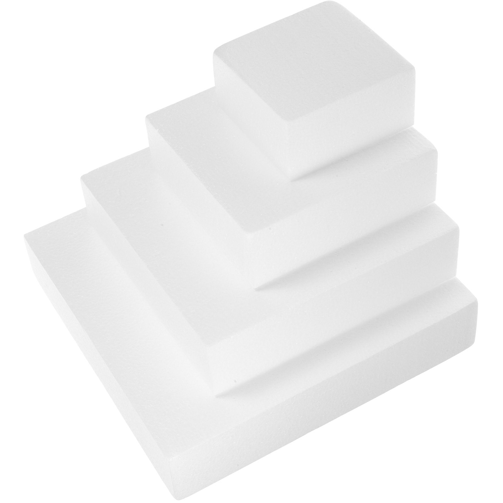 4Pcs Foam Cake Dummies Cubic S - Wedding Cake Supply recension och pris